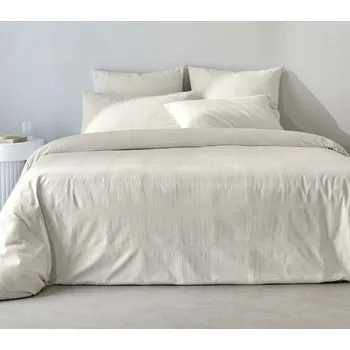 Blancheporte Jednobarevné povlečení ze žabičkované bavlny Velikost: povlak na polštář 50x70 cm