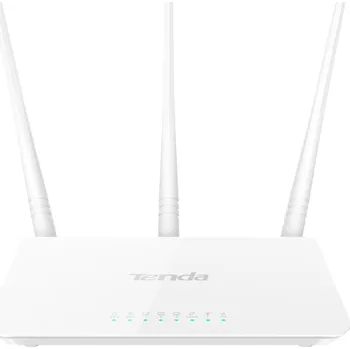 TENDA F3 N300 Router WiFi 300 Mb/s 2.4 GHz 3 Antény 3 LAN WAN Porty AP (Přístupový Bod)