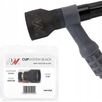 Svářečka Svářečka poloautomat TIG, hubice kalich #13 1.6mm 9/20 CUPSystem Black