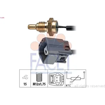 Čidlo automobilu Snímač, teplota chladiva FACET 7.3295