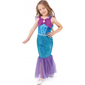 Karnevalový kostým Kostým Mořská panna Anielka Arielka Siréna 110/120 karneval školní ples