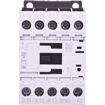 Stykač EATON DILM12-10(400V50HZ,440V60HZ) - Silový stykač, 3P+1NO, 5.5kW/400V/AC3