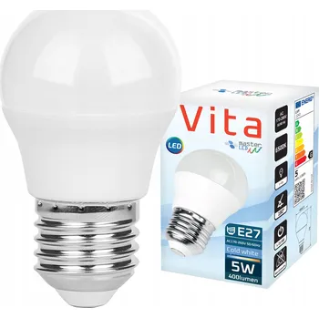 Žárovka LED žárovka E27 2835 SMD 500lm 5W kulatá G45 230V