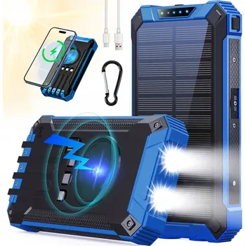 Powerbanka SOLÁRNÍ POWERBANKA 26800 MAH USB-C RYCHLÁ A VÝKONNÁ + KABEL V BALENÍ