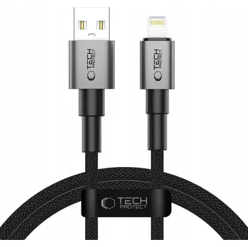 Datový kabel Kabel Tech-protect USB - Apple Lightning 1 m šedý