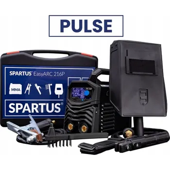 Svářečka Spartus svářečka elektrodová MMA EasyARC 216 sada IGBT TIG Lift DC 200A