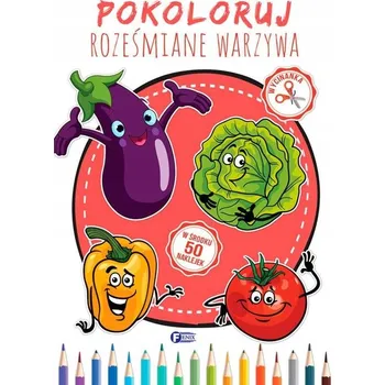 omalovánky Vybarvi si. Veselá zelenina - Omalovánka