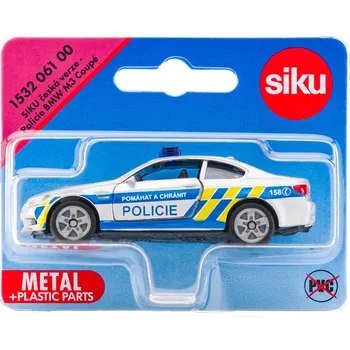 Dětské zboží SIKU Auto česká Policie BMW M3 Coupé CZ design kovový model