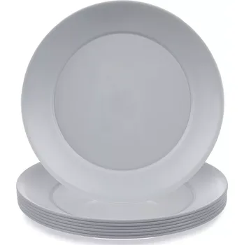 Talíř Plastové mělké talíře Sandy 23,5 cm – sada 6 ks