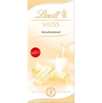 Cukrovinka LINDT WEISS bílá čokoláda 100g