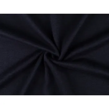 Svetrovina / úplet hladký s podílem viskózy, barva 3 (008) modrá tmavá