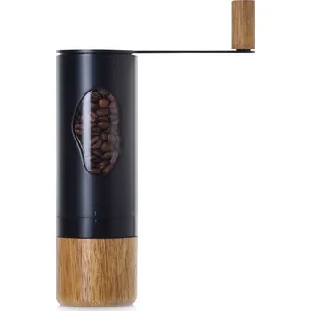 Mlýnek na kávu AdHoc Ruční mlýnek na kávu Mrs. BEAN (více druhů) Barva: Černá a dřevo - doprava zdarma od 2 500 Kč