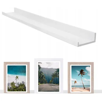 Obraz Police MDF MS-Prestige 77 x 10 cm bílá