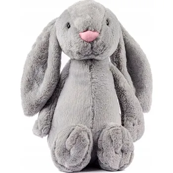 plyšák VELKÝ PLYŠOVÝ MEDVÍDEK KRÁLÍK FIGO PLYŠÁK 120 cm TMAVĚ ŠEDÝ