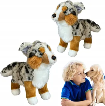 plyšák Plyšová Hračka Dubi Australský ovčák stojící, 30 cm