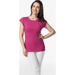 Dámské bavlněné triko CityZen Alta s elastanem a kimonovým rukávem Barva: magenta, Velikost: 46