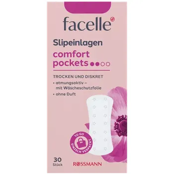 Menstruační vložka facelle Slipové vložky Pockets Comfort 30 ks