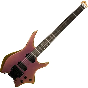 Elektrická kytara HILS Guitars HN6 NEXT Ultra Gold Chameleon Headless kytara