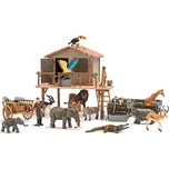 FAUNICA Herní set FAUNICA 94060 AFRIKA ZÁCHRANNÁ STANICE