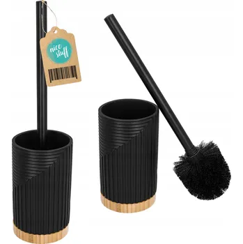 WC štětka Černá WC štětka na čištění toalety, sada