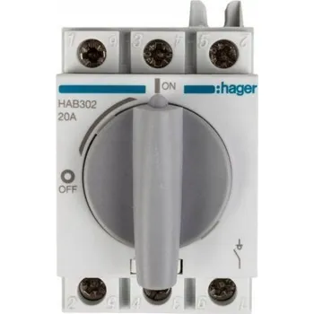 Jistič Odpojovač Hager 230 V IP20 20 A