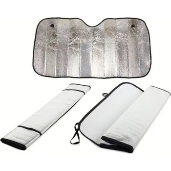 Stínítko do auta Sluneční clona do auta 130 x 60 cm, přísavky