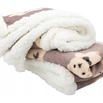 Dětská deka Dětská deka Petit Ours 100 x 150 cm, vícebarevná se zvířátky