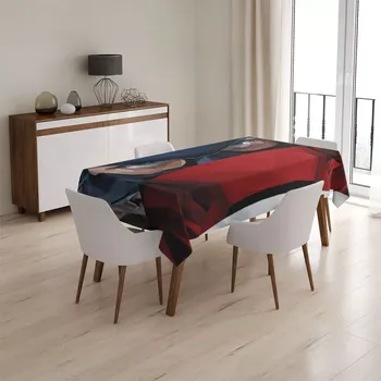 ubrus Sablio Ubrus Kapitán Amerika pohled přes štít - 130x170 cm