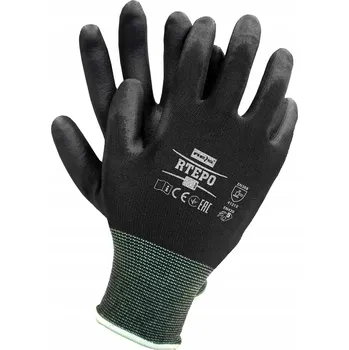 Pracovní rukavice Rukavice Reis RUKAVICE PRACOVNÍ PRACOVNÍ RUKAVICE POLYURETAN RTEPO M 120 PÁR velikost 8 - M 120 párů