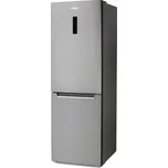 Lednice kombinovaná s mrazákem dole - stříbrná - DOMO DO91337C, 323 L - vzhled nerezové oceli