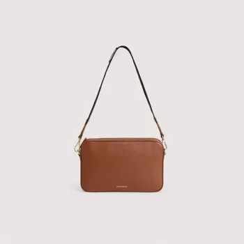 TEBE KOŽENÁ MINI BAG COCCINELLE WARM TAUPE 2 AW25