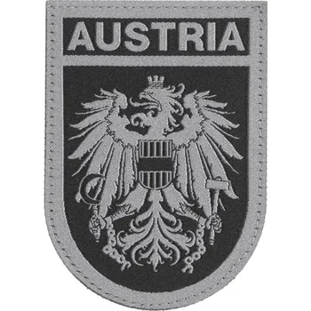Nášivka Nášivka Claw Gear znak Rakousko - šedá
