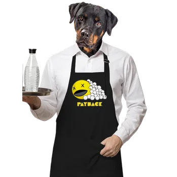 Kuchyňská zástěra Bastard Payback zástěra Black