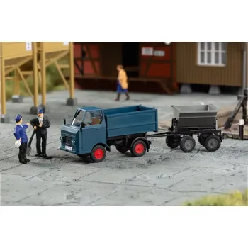 Modelářství Auto Multicar M22 s přívěsem H0 1:87 - Auhagen 41676