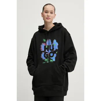 Dámská mikina Bavlněná mikina HUGO 50534047 černá 99X, vel. XS