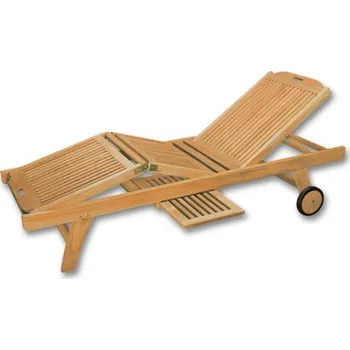 Zahradní lehátko Polohovací lehátko GENTLE 35x65x200cm, teak