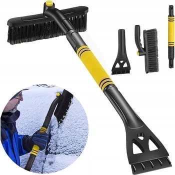 Autoškrabka Škrabka na led a sníh s teleskopickou rukojetí na auto, délka 101 cm