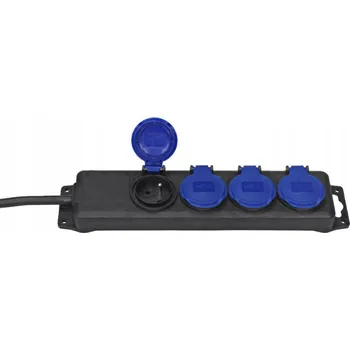 Napájecí kabel Prodlužovací Kabel s přepěťovou ochranou Swe 1,5 m, 4 ks černý