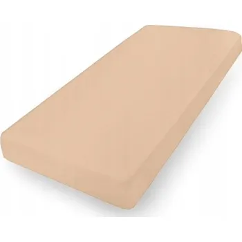 Prostěradlo PROSTĚRADLO S GUMOU DO POSTÝLKY 70X140 JERSEY BÉŽOVÉ