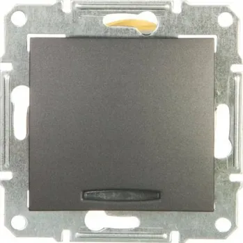 vypínač Jednopólový vypínač pod omítku Schneider Electric grafitový SDN1500270