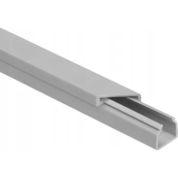 kabelová chránička ELEKTROINSTALAČNÍ LIŠTA KABELOVÝ KANÁL SVĚTLE ŠEDÁ 20X14 2m