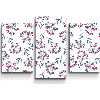 Obraz Sablio Obraz - 3-dílný Jeřabiny - 75x50 cm