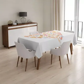 ubrus Sablio Ubrus Podzimní srdce - 90x90 cm