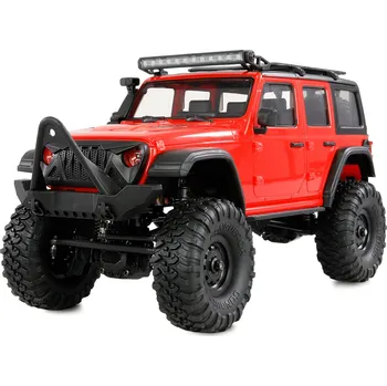 RC model auta AMXRock Crosstrail Scale RC Crawler 4WD 1:16 RTR LED rampa červený