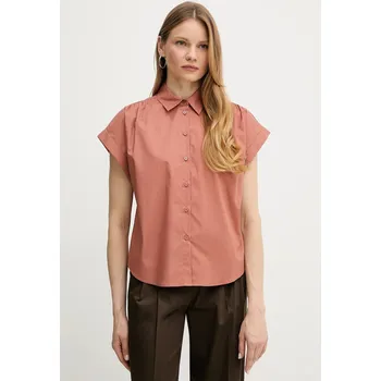 Dámská košile Košile Twinset dámská, oranžová barva, regular, s klasickým límcem, 251TT202H 32X, vel. 34
