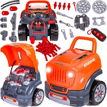 autíčko WARSZTAT MAŁEGO MECHANIKA TERÉNNÍ AUTO S MOTOREM K ROZEBRÁNÍ XL