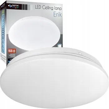 Masterled Stropní Svítidlo Masterled bílý kulatý s LED senzorem pohybu 12 W