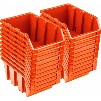 Vrták 20 ks Skladovací box Box NP10 Oranžový