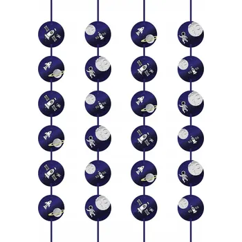 Obraz Narozeninová dekorace Vesmír - řetězy