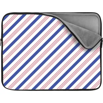 pouzdro na notebook Sablio Obal na notebook Modročervené pruhy - 13"